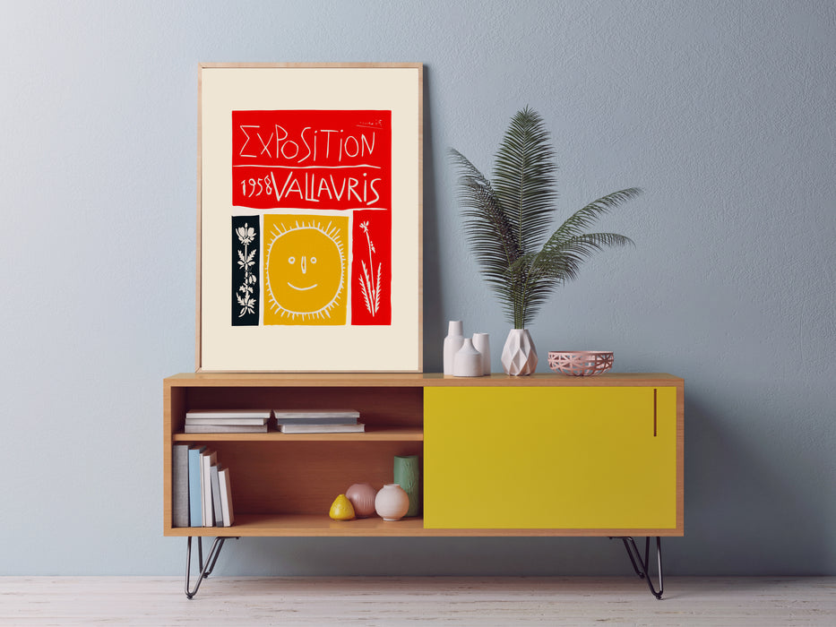 Pablo Picasso, Exposition Vallauris, 1958 Exhibition Art Print