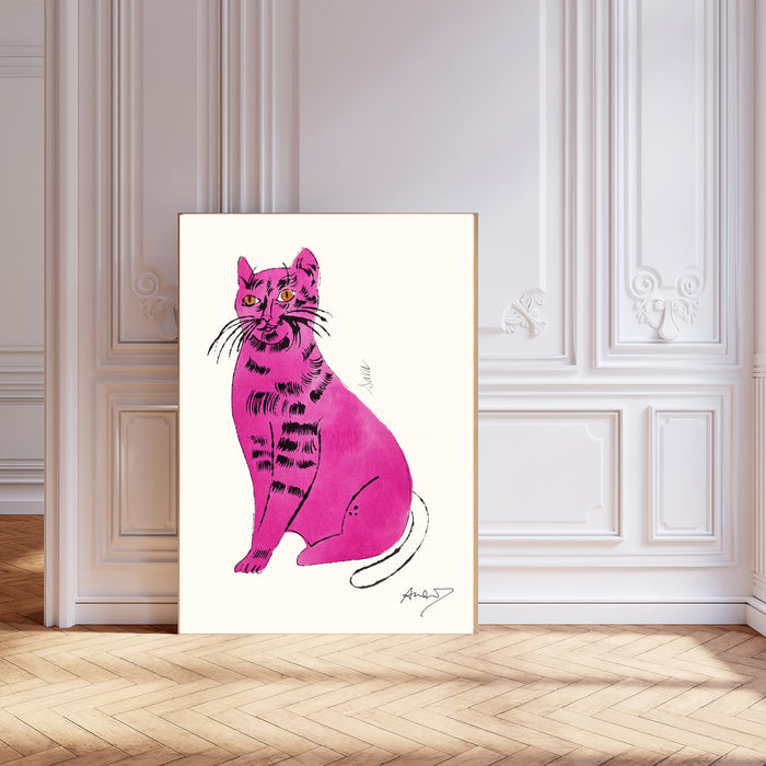 Andy Warhol Pink Cat Art Print