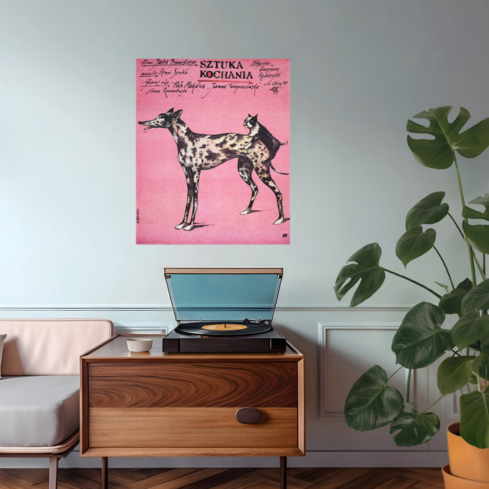 The Art of Loving 1989 Polish Vintage Movie Art Print