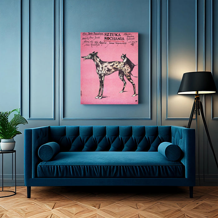 The Art of Loving 1989 Polish Vintage Movie Art Print