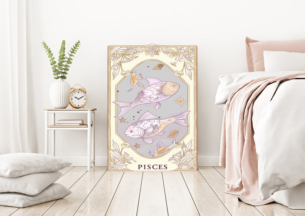 Pisces Star Sign Art Print