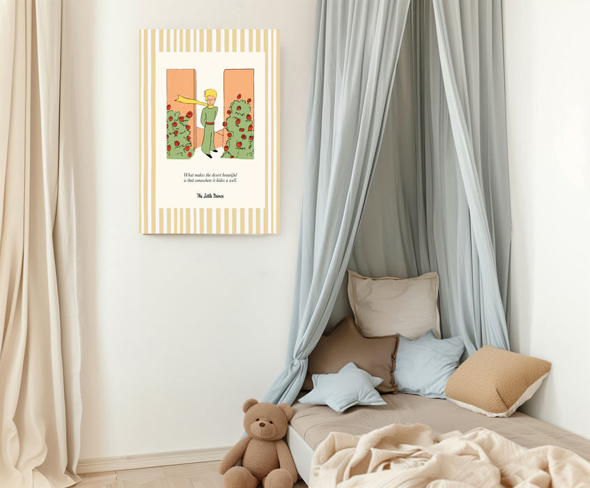 The Little Prince Vintage Children's Book Cover Art Print