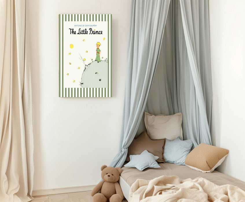 The Little Prince & Fox Vintage Children's Book Cover Art Print