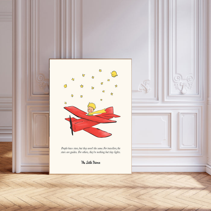 The Little Prince Vintage Children's Book Cover Art Print