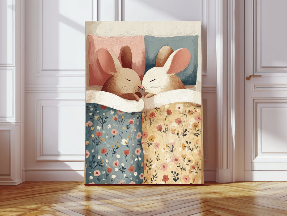 Little Mice Nighttime Nursery Art Print