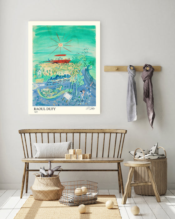 Raoul Dufy Le train bleu Art Print