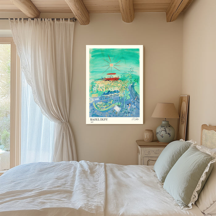 Raoul Dufy Le train bleu Art Print