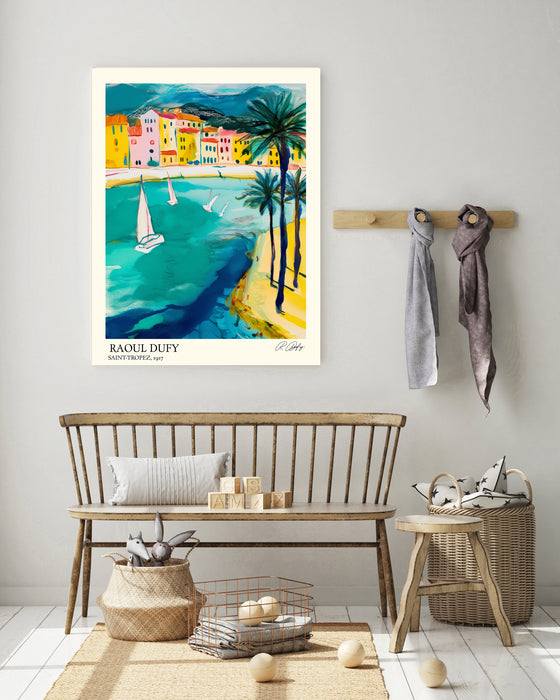 Raoul Dufy St Tropez Travel Art Print