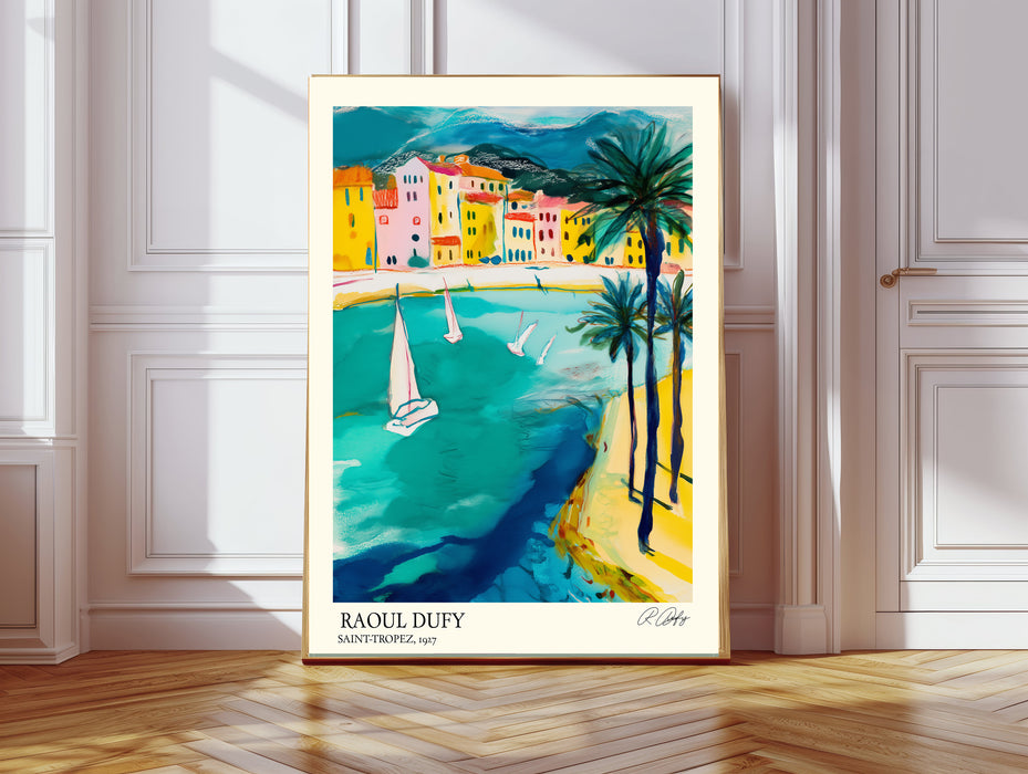 Raoul Dufy St Tropez Travel Art Print
