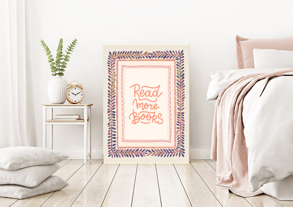 Read More Books Typography Art Print