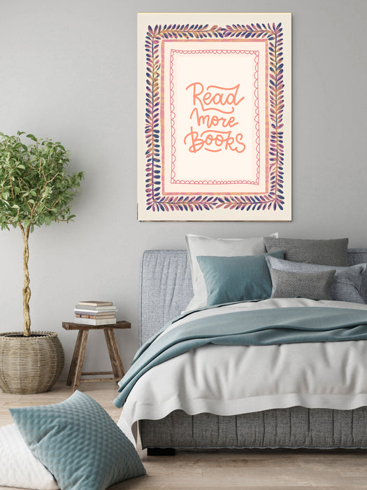 Read More Books Typography Art Print