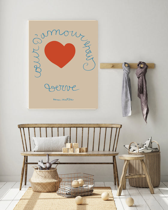 Henri Matisse Red Heart Art Print