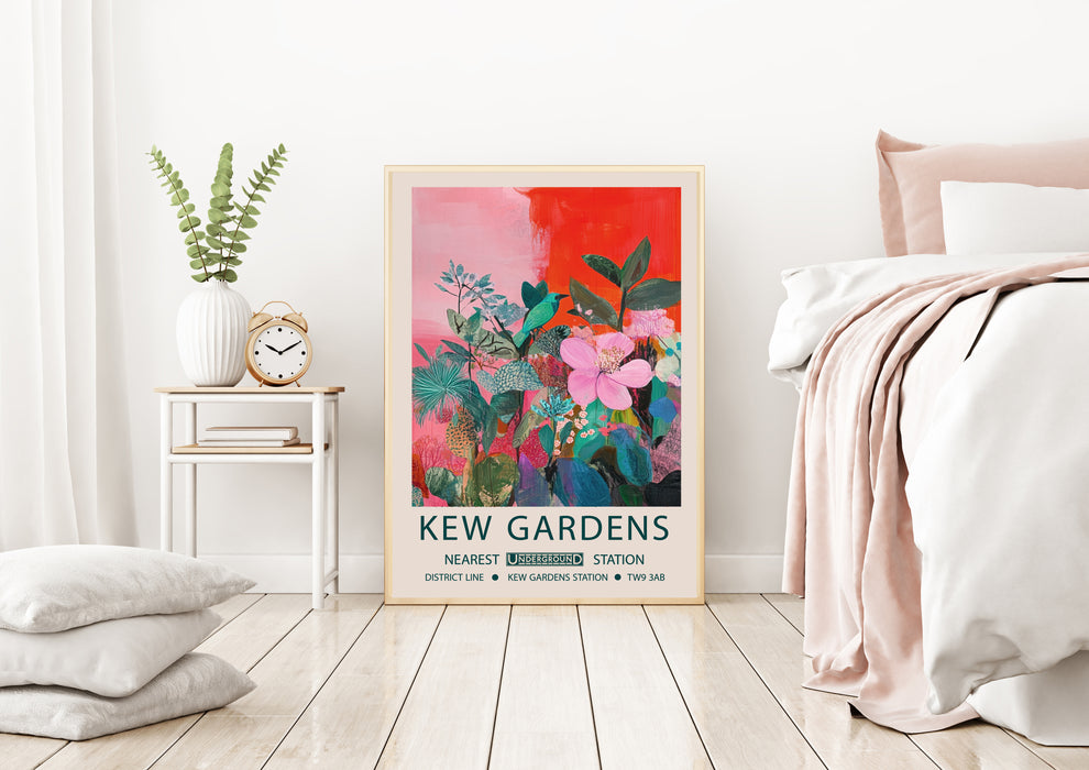 Kew Gardens's Botanical Pastel Art Print
