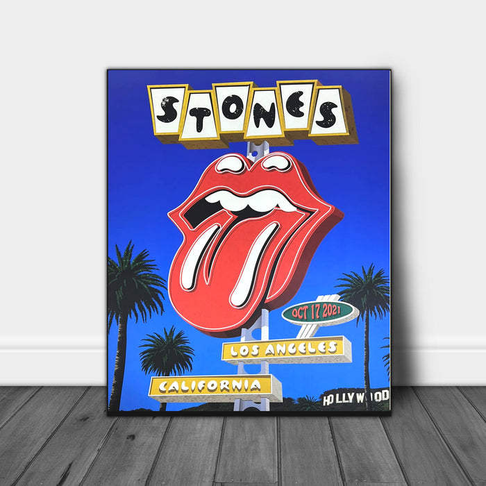 Rolling Stones Los Angeles Tour Concert Print