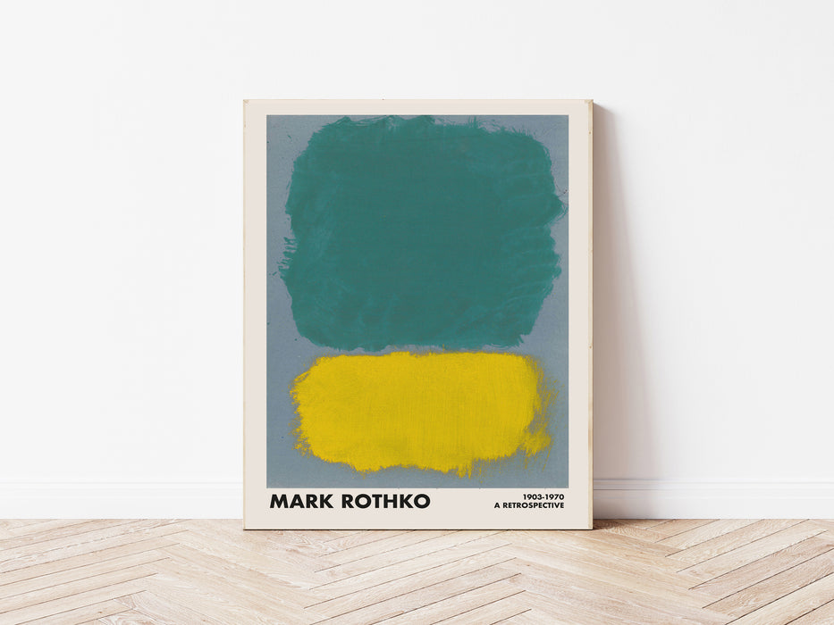 Mark Rothko Green and Yellow Art Print
