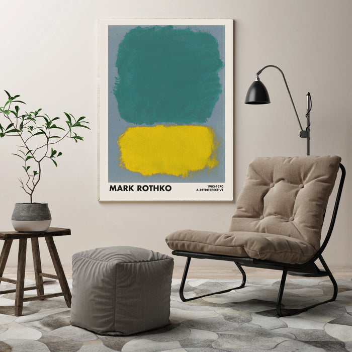 Mark Rothko Green and Yellow Art Print