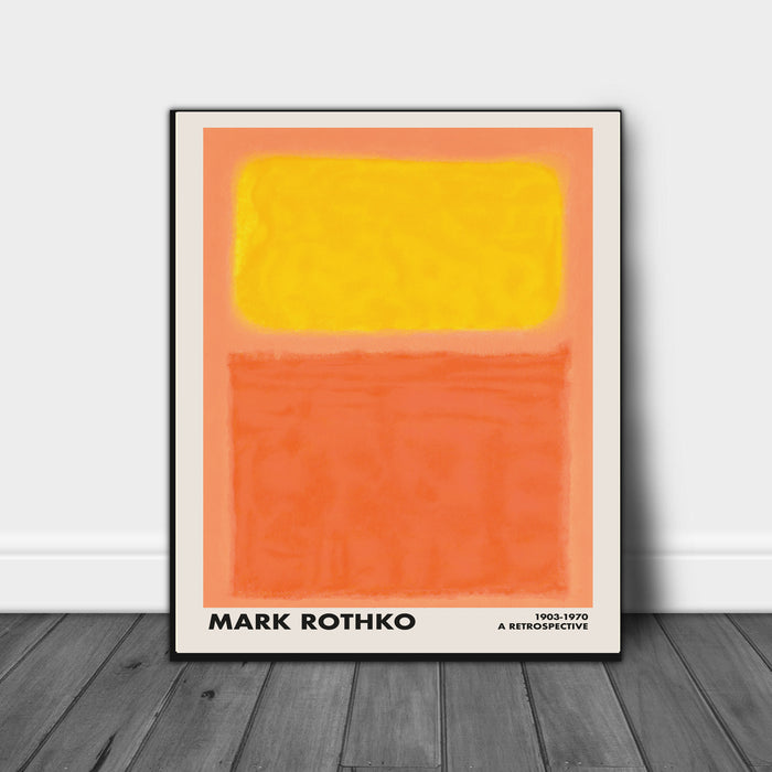 Mark Rothko Orange and Yellow Art Print
