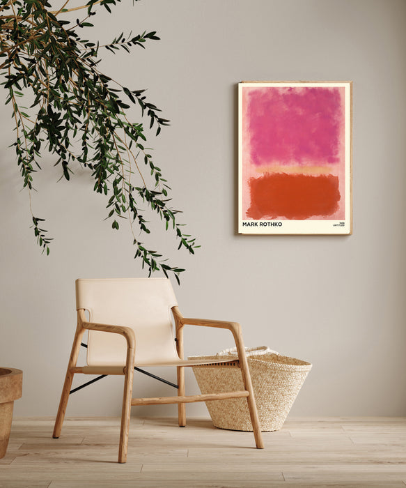Mark Rothko Pink and Orange Print