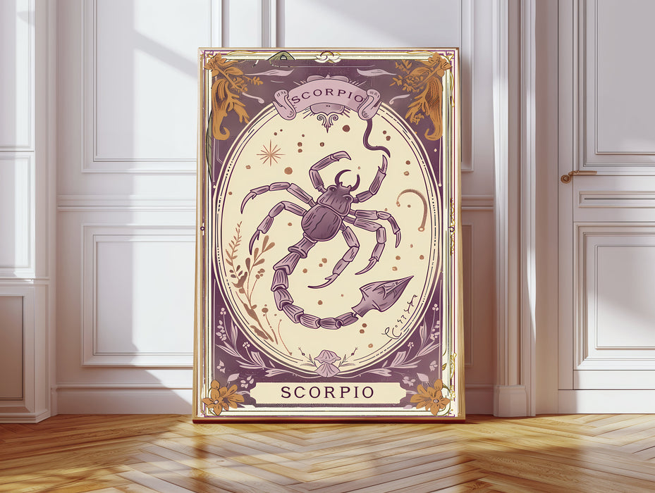Scorpio Star Sign Art Print