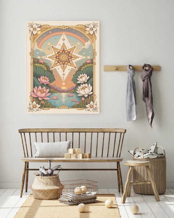 Star Tarot Celestial Card Art Print