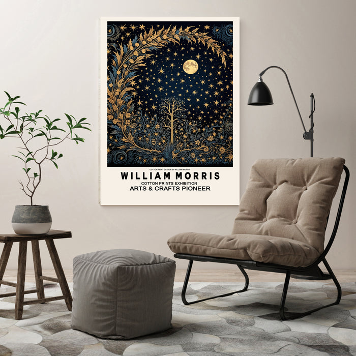 William Morris Night Sky Art Print