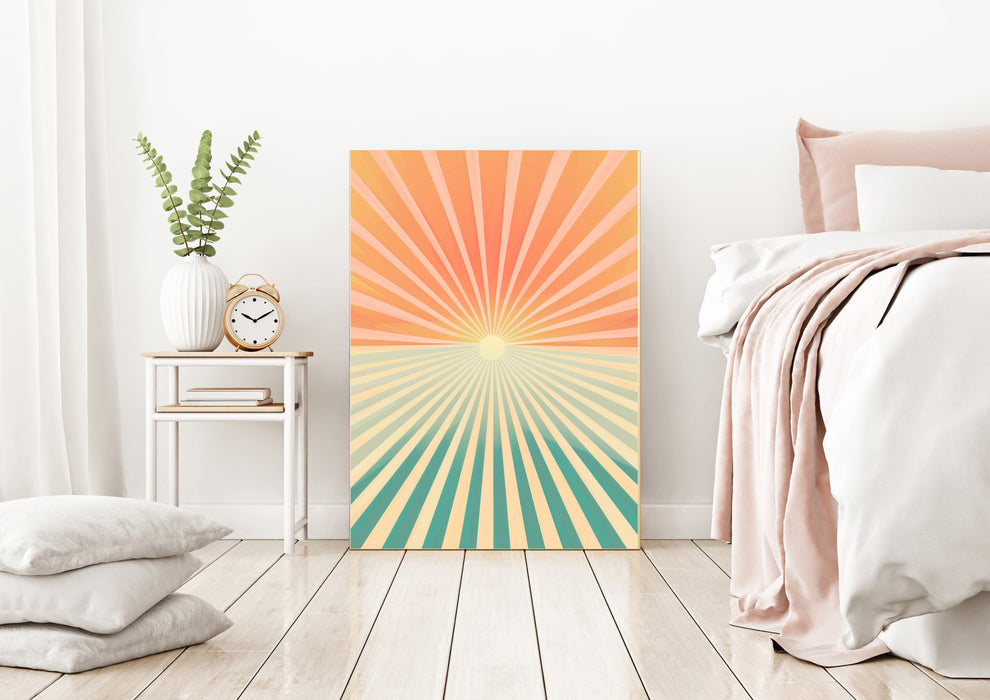 Boho Sun Celestial Art Print