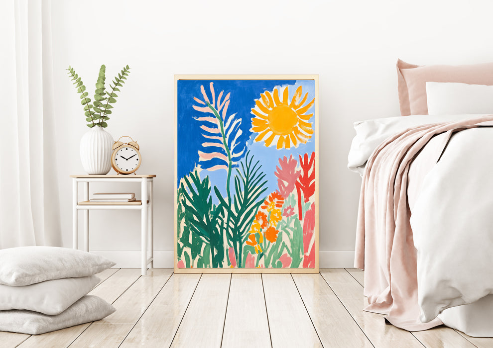 Moon and Sun Set Of Two Art Prints