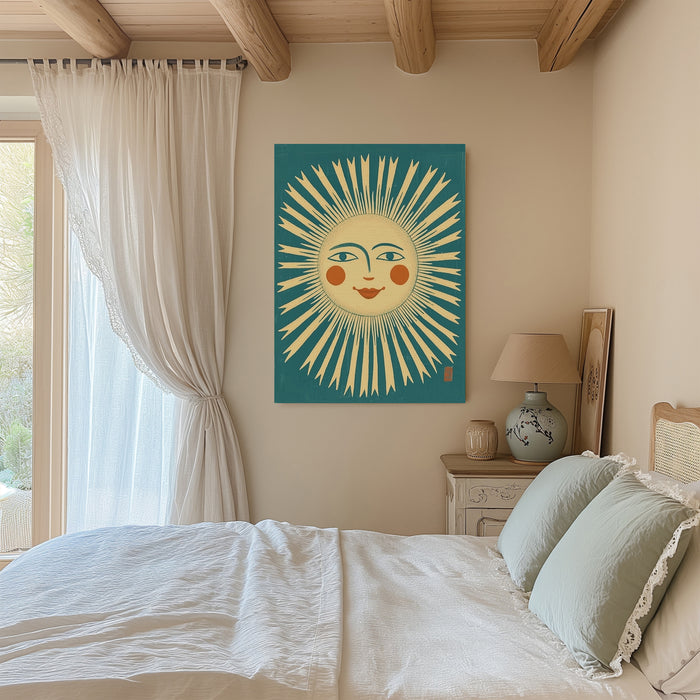 The Sun Tarot Celestial Card Art Print