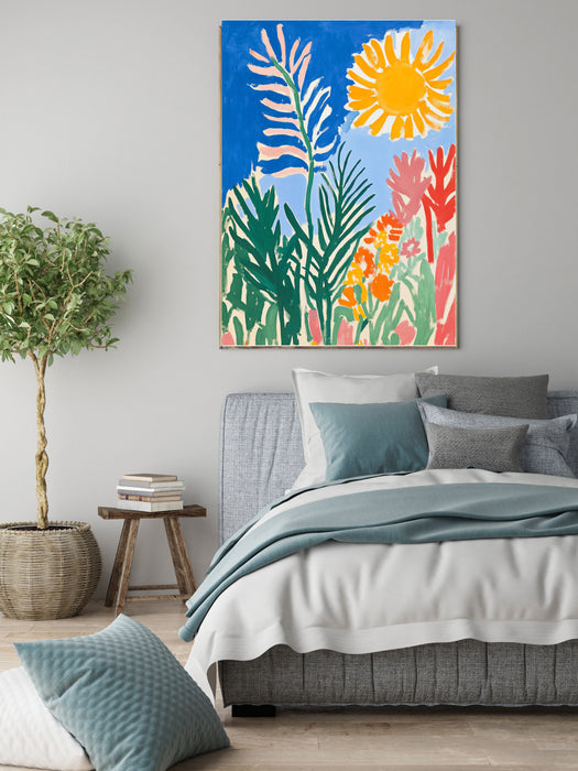 Moon and Sun Set Of Two Art Prints
