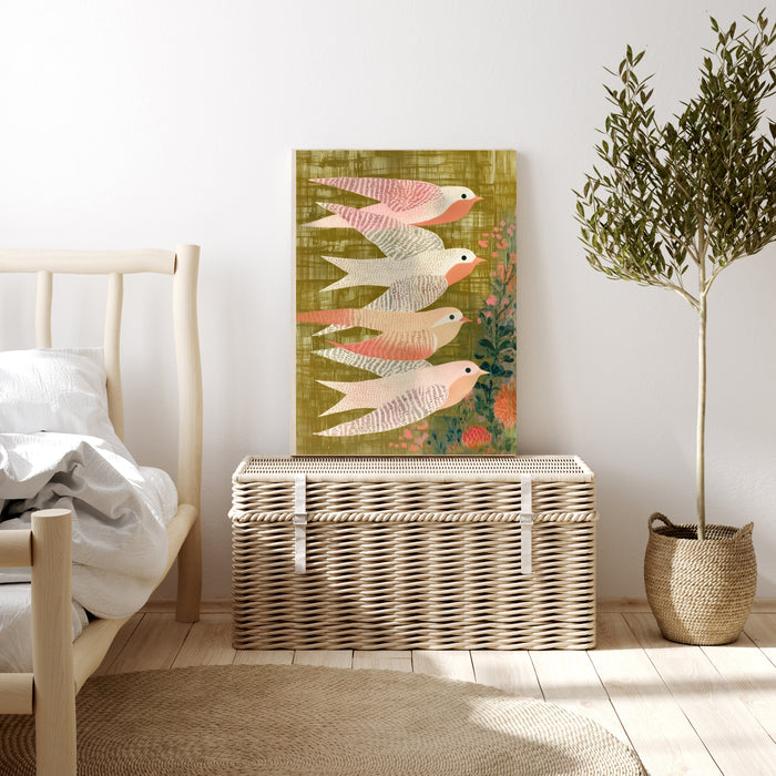 Swallow Sage Grenn Botanical Art Print