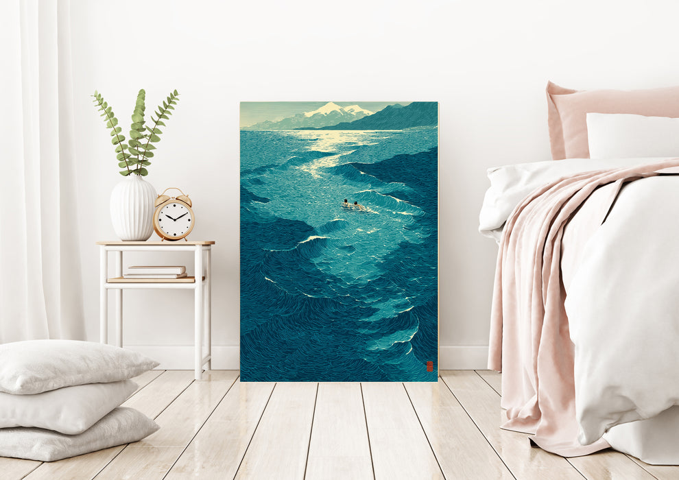 Japanese Sea Landscape Art Print