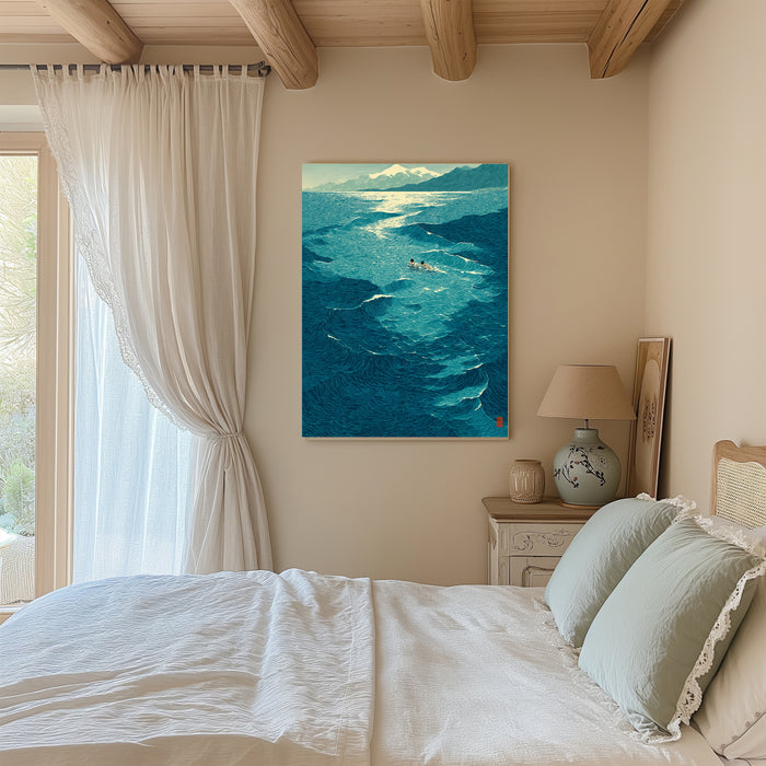 Japanese Sea Landscape Art Print