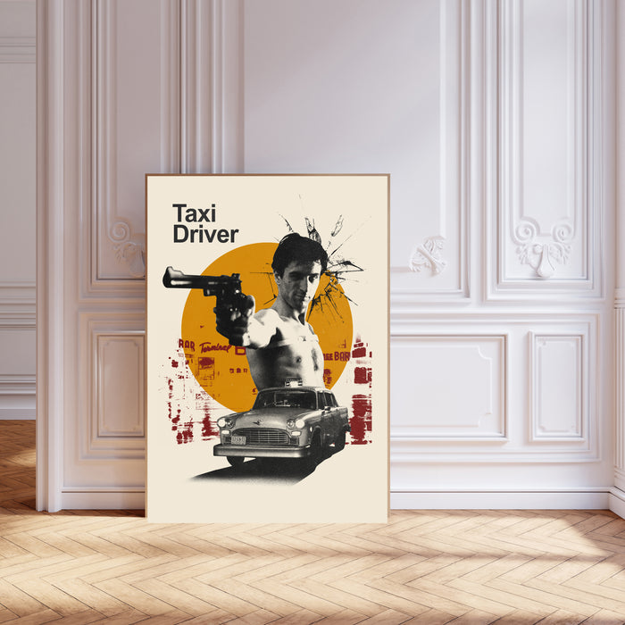 Taxi Driver Retro Movie Art Print