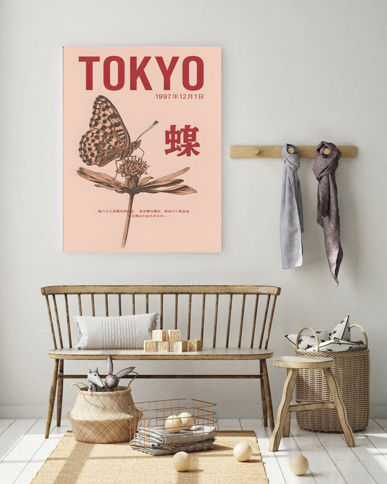 Japanese Tokyo Butterfly Art Print