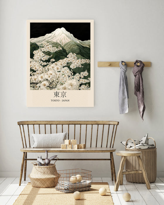 Japanese Mountain Flower Art Print