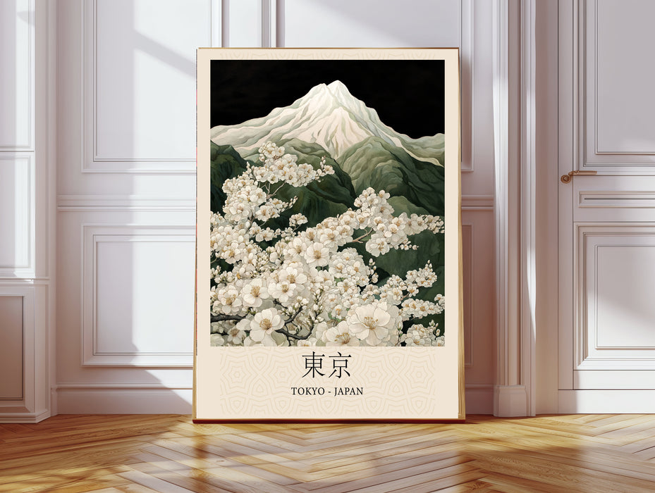 Japanese Mountain Flower Art Print