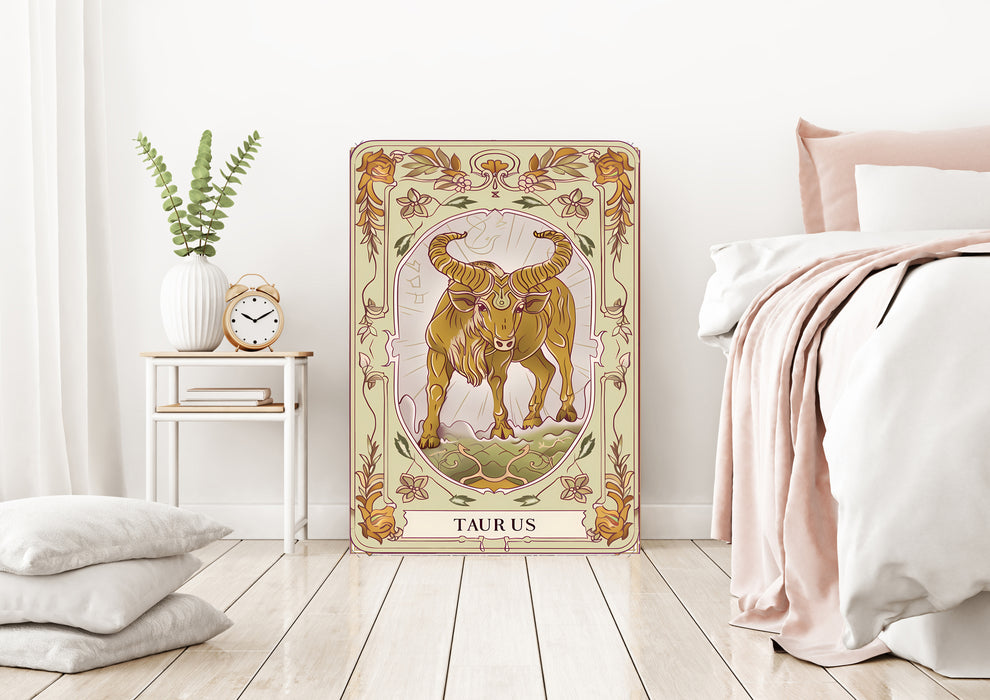 Taurus Star Sign Zodiac Art Print
