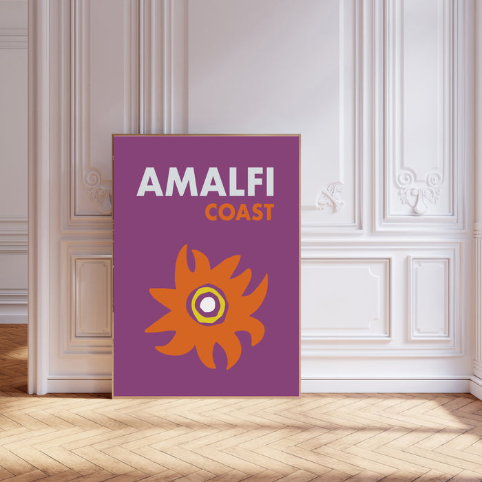 Amalfi Coast Travel City Art Print