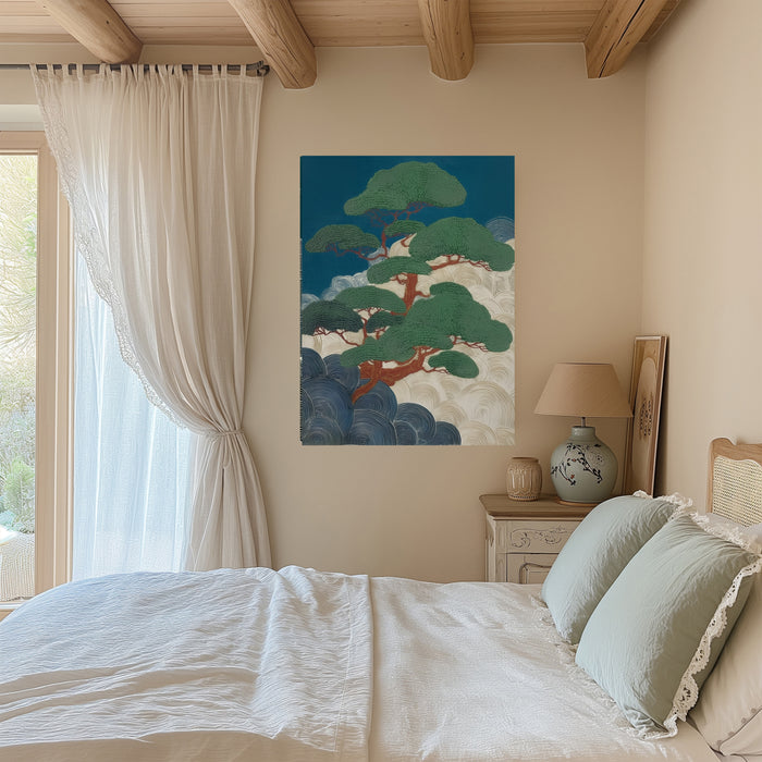 Japanese Bonsai Tree Landscape Tree Art Print