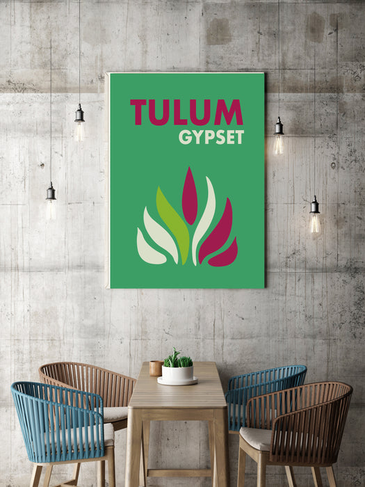 Tulum Travel City Art Print