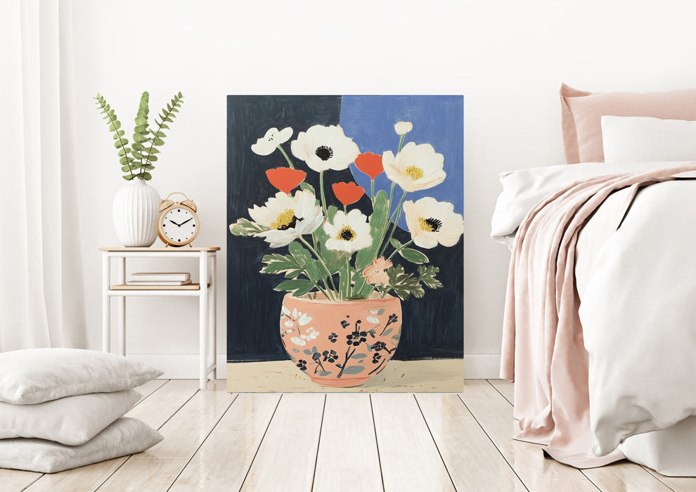 Vintage Vase Floral Art Print | Art Print UK