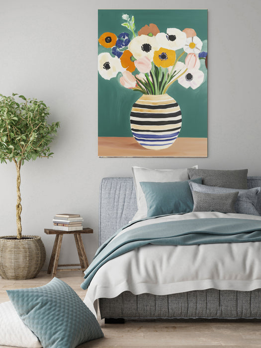 Still Life Flower Vase Art Print