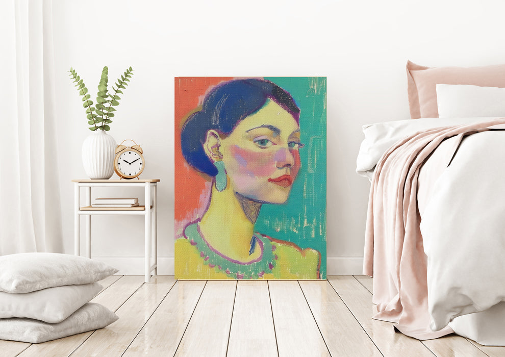 Vintage Portrait Of A Woman Art Print