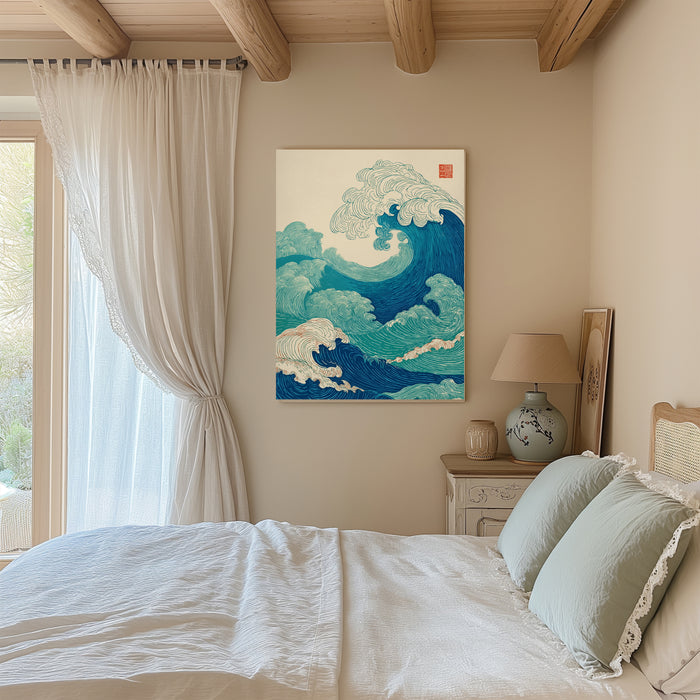 Japanese Vintage Wave Art Print