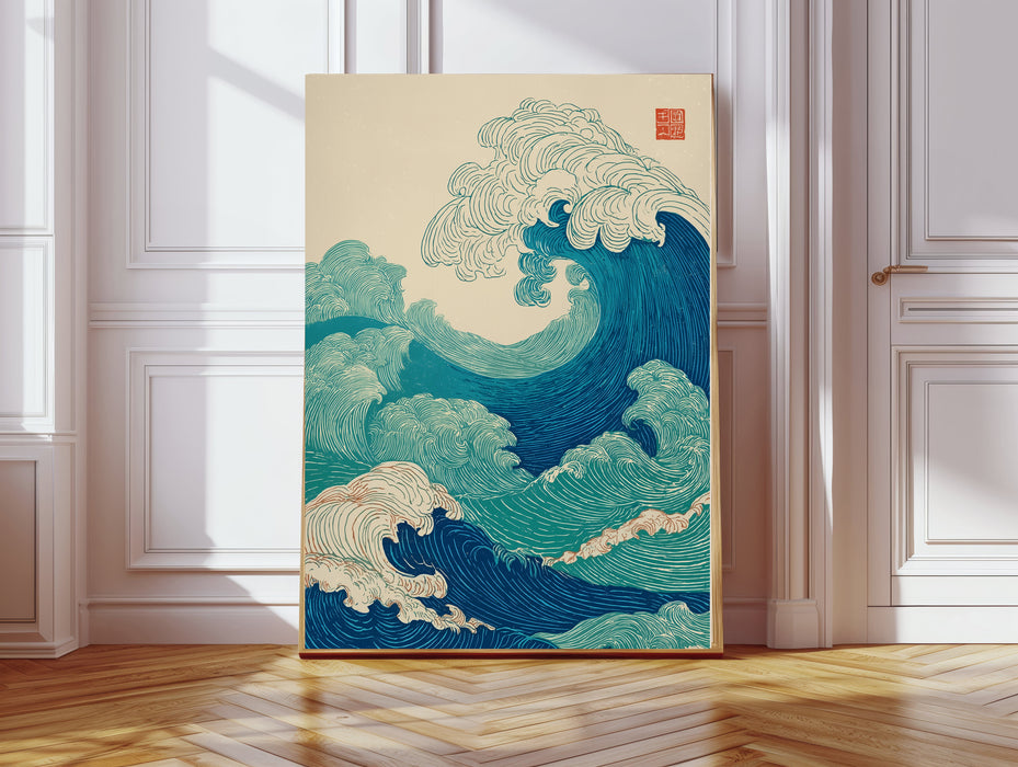 Japanese Vintage Wave Art Print