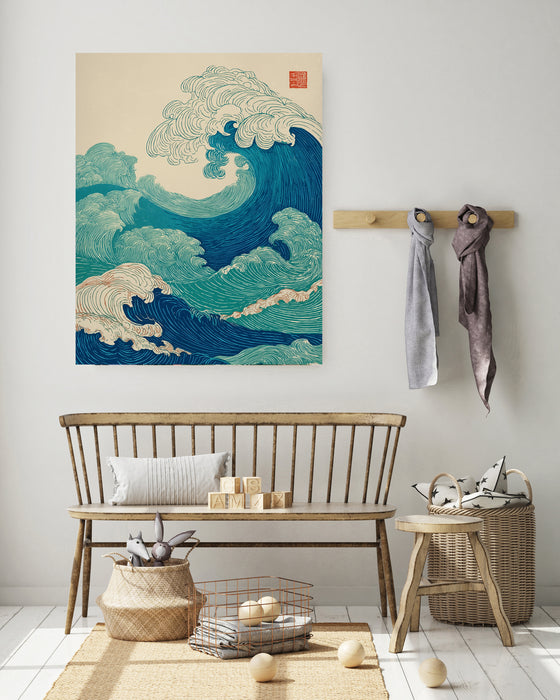 Japanese Vintage Wave Art Print