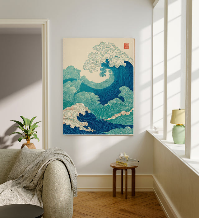 Japanese Vintage Wave Art Print