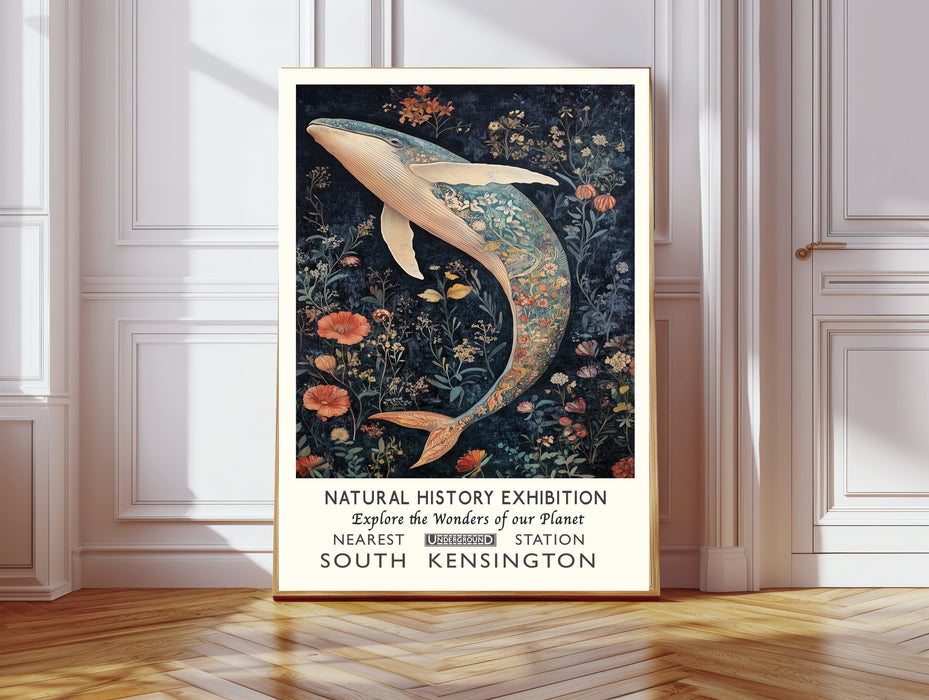 Natural History Whale Museum Art Print