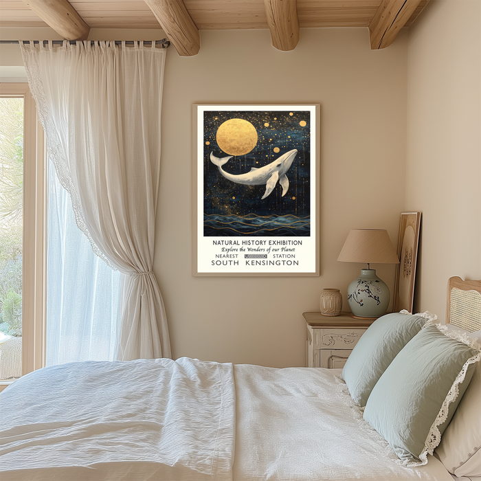 Natural History Whale Museum Art Print