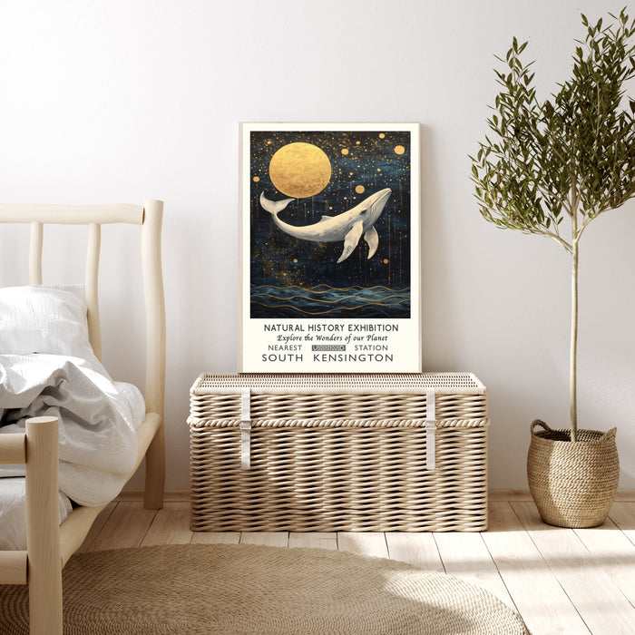 Natural History Whale Museum Art Print